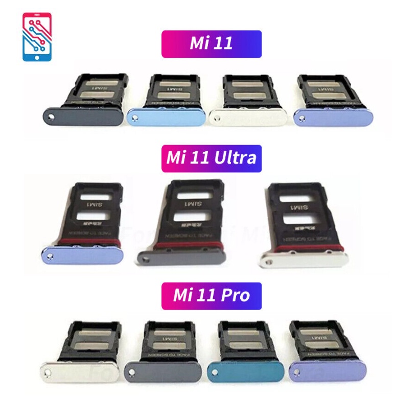 อะไหล่ถาดซิมการ์ด SD สําหรับ Xiaomi Mi 11 Mi 11 Pro Mi 11 Ultra