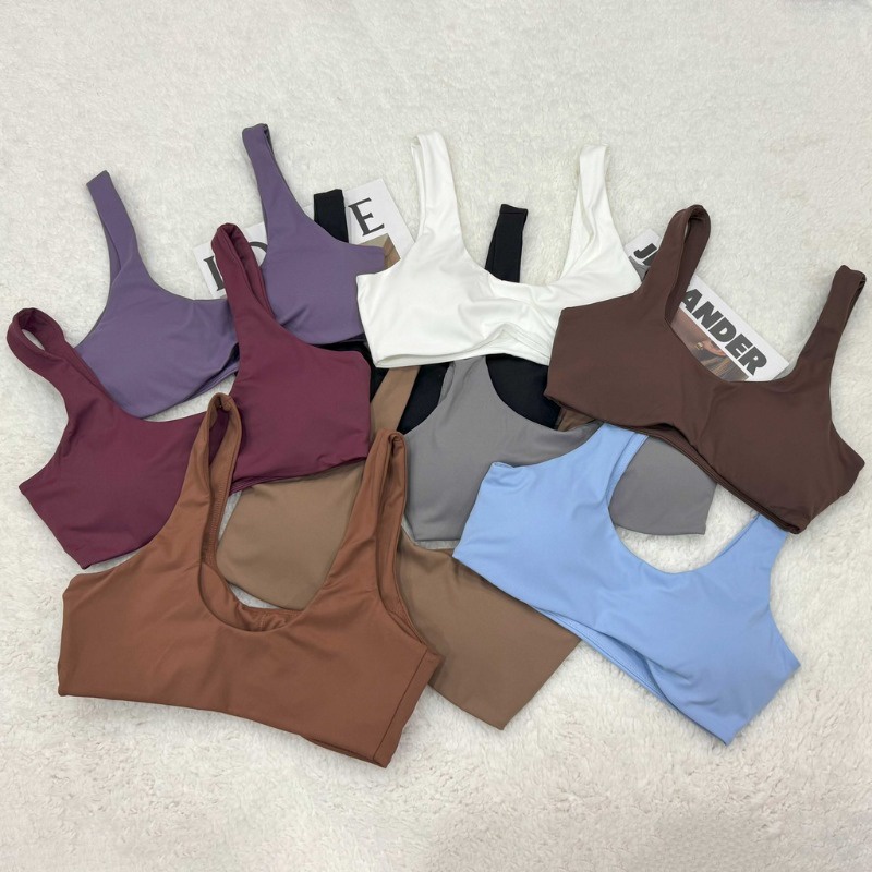 【YOGATRUTH】สปอร์ตบรา เปิดหลัง ทรงโค้ง กันกระแทก พร้อมแผ่นรอง สําหรับเล่นโยคะ วิ่ง - รูปที่ 5