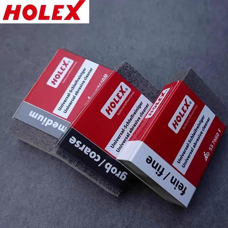 1pcs HOLEX Universal โลหะขัดบล็อก Scratch ซ่อมสนิมกําจัดยางนุ่ม Oilstone 80x50x20 มม.เครื่องมือขัด