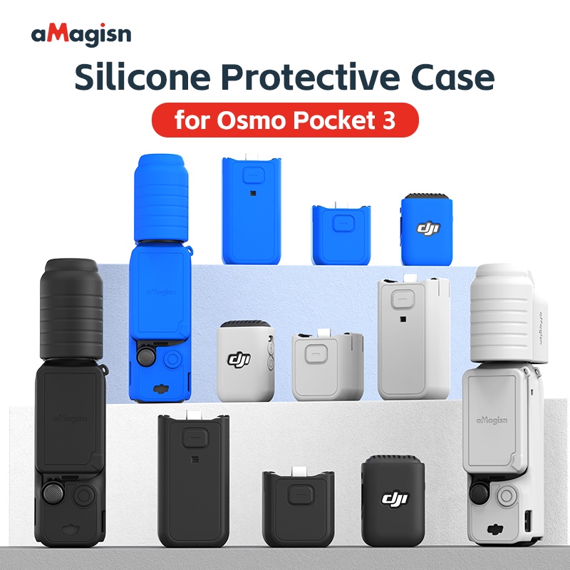 เคสซิลิโคน อุปกรณ์เสริมกล้อง สําหรับ DJI Osmo Pocket 3