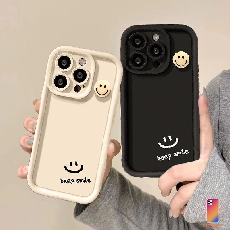 เคสโทรศัพท์ซิลิโคน แบบนิ่ม ลายหน้ายิ้ม กันกระแทก สําหรับ Realme 6 7 8 PRO C35 C55 10 C21Y C15 6i C30S C3 C25S C11 C1 C2 C51 5S C31 11 C12 5i C33 C53 8i C25 C25Y 5 C30 7i 9i C21 6S C17 C3i C20 C20A 11X V23 Narzo 50 53 N55 50A 30A 50i Prime 2 20 pro