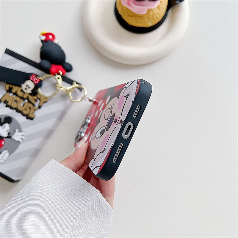 ปลอกสําหรับ VIVO V50 Y39 Y29 Y04 Y19S Y100 V40 Y28 Y03 V30e Y18 Y17S Y27S V29 V27 V25 Y36 Y16 Y02S Y35 Y22 Y01S การ์ตูนตุ๊กตามิกกี้มินนี่