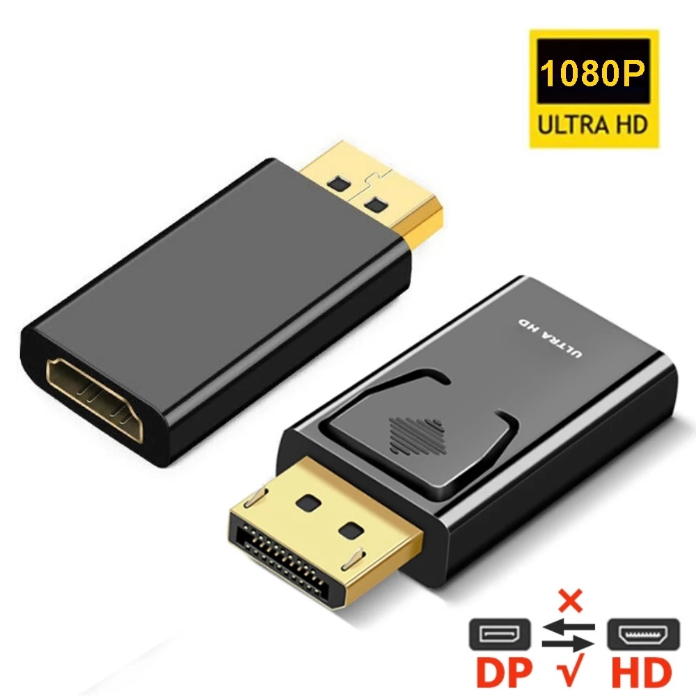 อะแดปเตอร์พอร์ตหน้าจอ 4K เป็น HDMI ตัวผู้ เป็นตัวเมีย DP เป็น HDMI สําหรับ PC TV แล็ปท็อป โปรเจคเตอร์