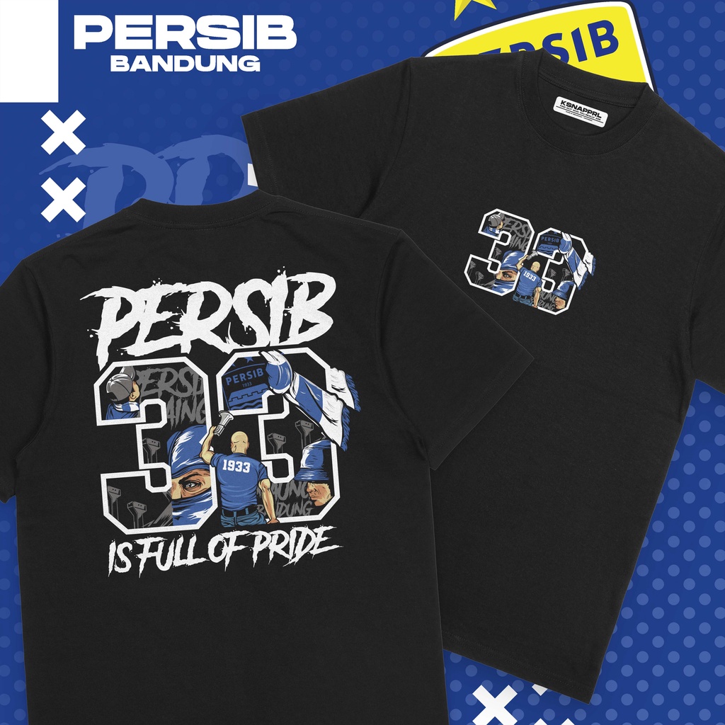 PERSIB BANDUNG "PRSB 33" T-Shirt - Bobotoh/Viking/Bandung Football