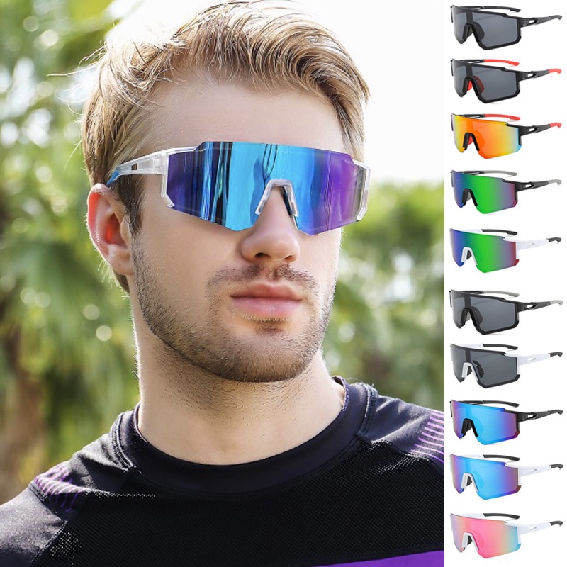 Uv400 แว่นตากันแดด กันฝุ่น สําหรับผู้ชาย ผู้หญิง เหมาะกับการขี่รถจักรยาน เล่นกีฬากลางแจ้ง