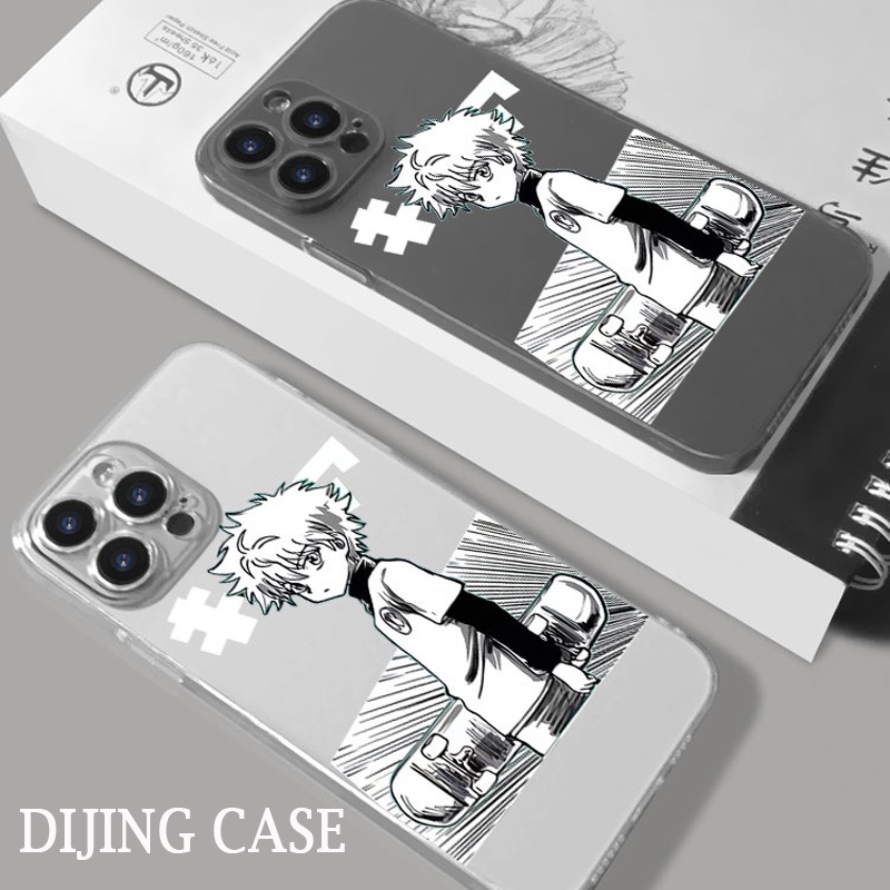 เคสโทรศัพท์มือถือ ซิลิโคน ใส กันกระแทก ลายการ์ตูนอนิเมะ Hunter Qiya DIJING สําหรับ Iphone 15 14promax 13Pro 11Pro 12mini 8plus7 6s xr xsmax
