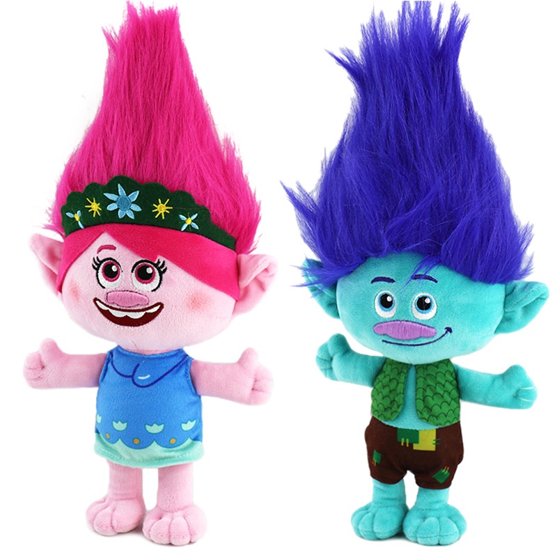 ของเล่นเด็ก ตุ๊กตาการ์ตูน TROLLS BAND TOGETHER PLUSH ขนาด 35 ซม. ของขวัญ สําหรับเด็กผู้หญิง ราชินี ป๊อปปี้
