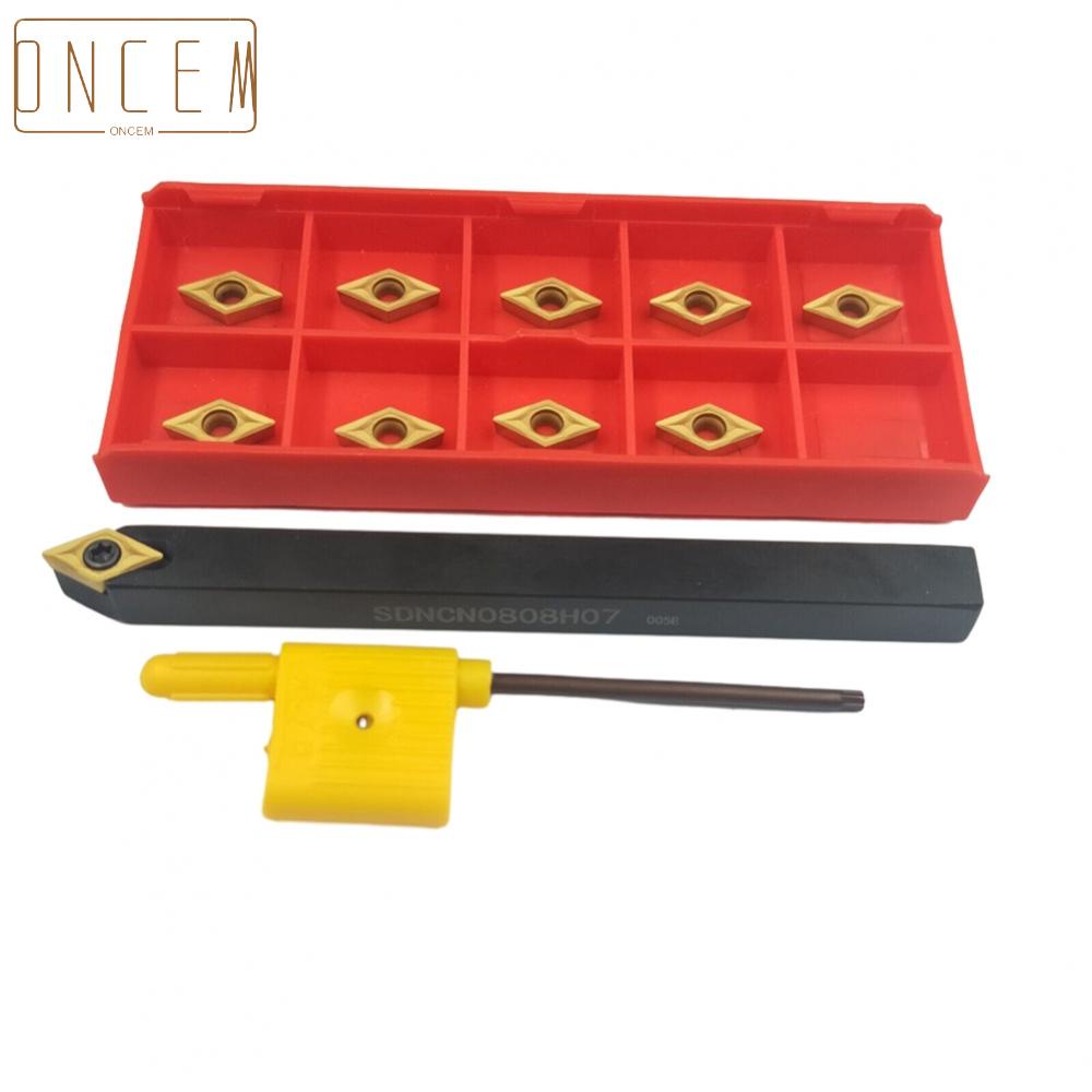 【ONCEMOREAGAIN】Premium Quality Lathe Tool Holder with DCMT21 51 Carbide Insert for Applications
