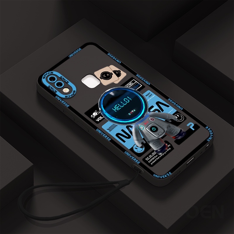 เคส VIVO Y1S Y91C VIVO 1820 Y01 Y15S Y15A Y11 Y12 Y15 Y17 Y91 Y93 Y95 เคสโทรศัพท์ ป้องกันกล้อง อินเทรนด์ แบรนด์นุ่ม TPU เคส