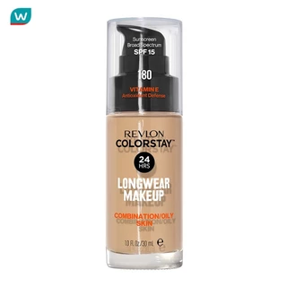 Revlon รองพื้น Revlon เรฟลอน คัลเลอร์สเตย์ เมคอัพ ฟาวน์เดชั่น 30 มล. 180 แซนด์ เบจ