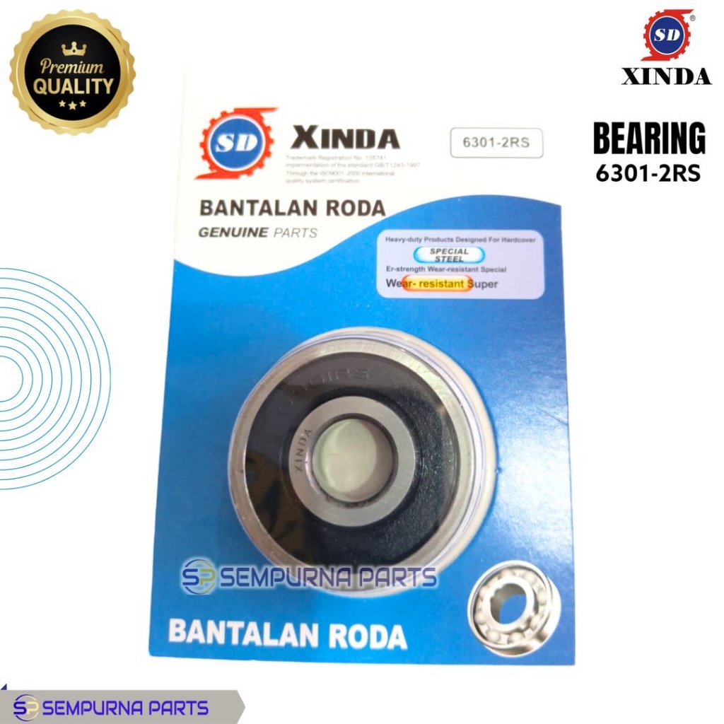 BEARING 6301 2RS - XINDA