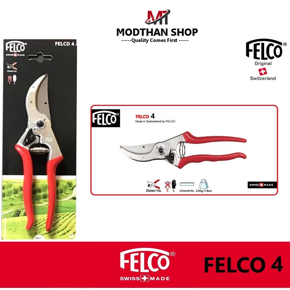 FELCO กรรไกรตัดแต่งกิ่ง FELCO 4 หรือ FELCO 5 สวิตเซอร์แลนด์ เฟลโก ของแท้