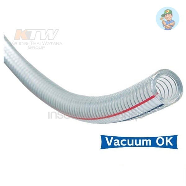 🎆 (T291-TS09)  TS-09 สายโตโยสปริง 3/8" ท่อดูดอเนกประสงค์ทนน้ำมัน