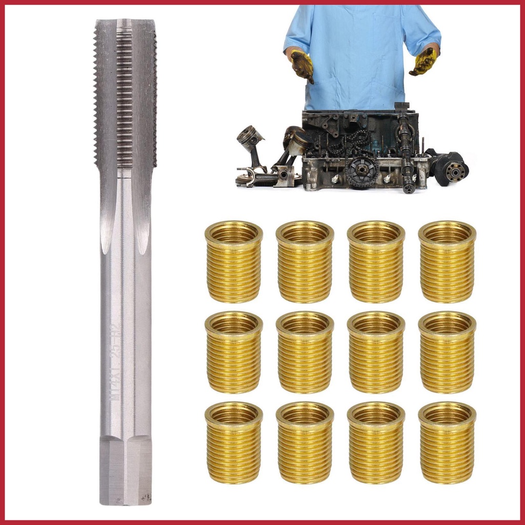 ชุดหัวเทียนเกลียว M14x1.25 และ M16x1.25 M14x1.25 13 ชิ้น bhsydth