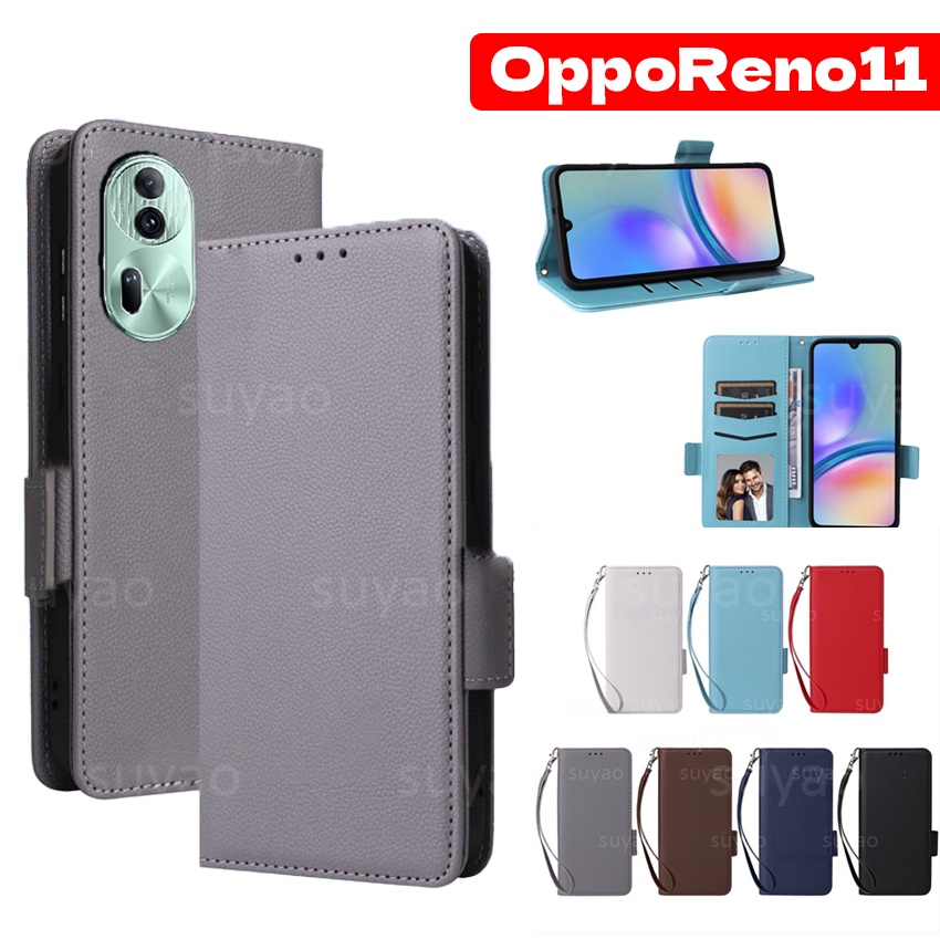 สําหรับOppo Reno 14 14F Pro 13 13Pro 12 11 F 11Pro 12F 10 เคสโทรศัพท์กระเป๋าสตางค์หนังกรณีReno14 Ren