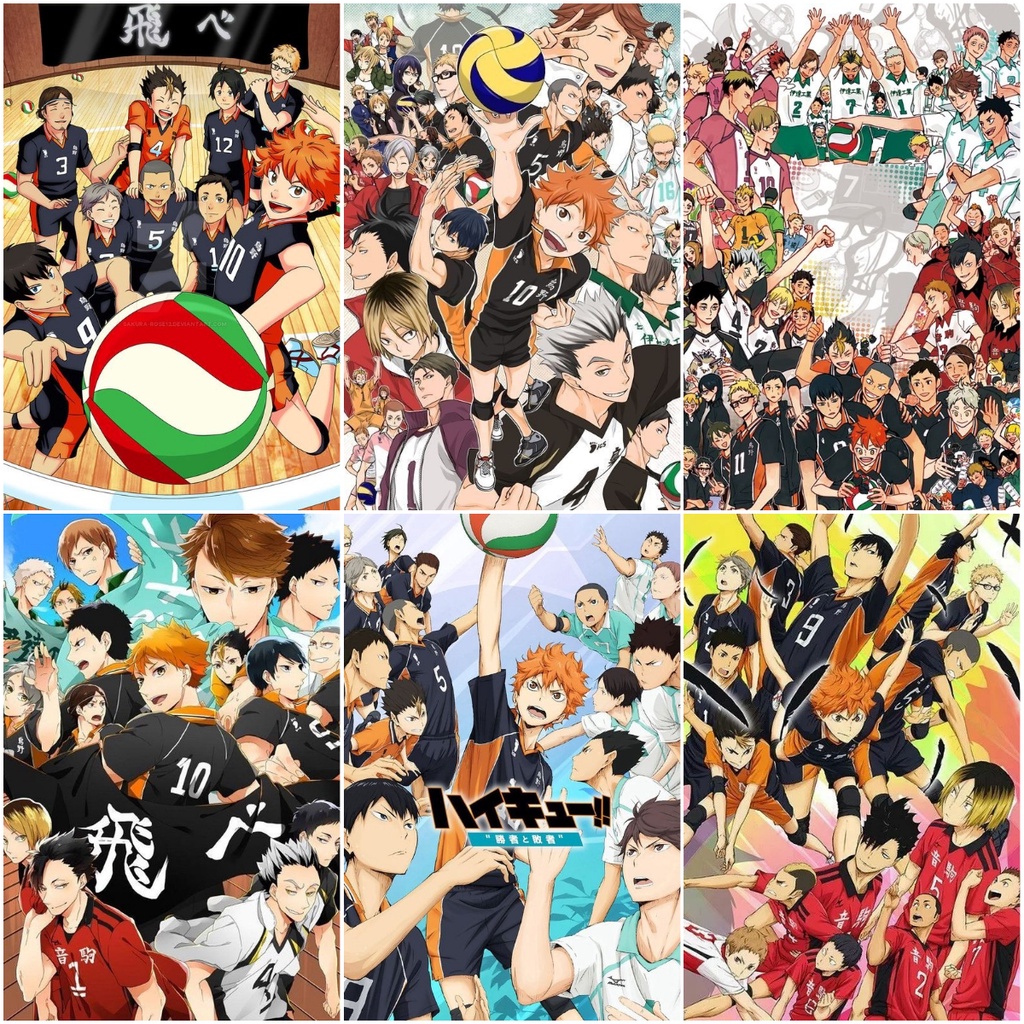 【Haikyuu】จิ๊กซอว์อะนิเมะไม้ 300/500/1000 ชิ้น จัดส่งรวดเร็ว ของขวัญวันเกิด