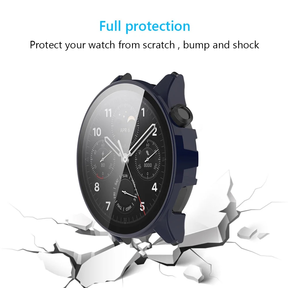 เคส  Xiaomi Watch S1 pro ชนิด PC แข็ง กระจกนิรภัย กันกระแทก สำหรับ xiaomi watch s1pro สมาร์ทวอทช์ ราคา ถูกที่สุด ดีลบีเคเค แกลเลอรีภาพที่ 3