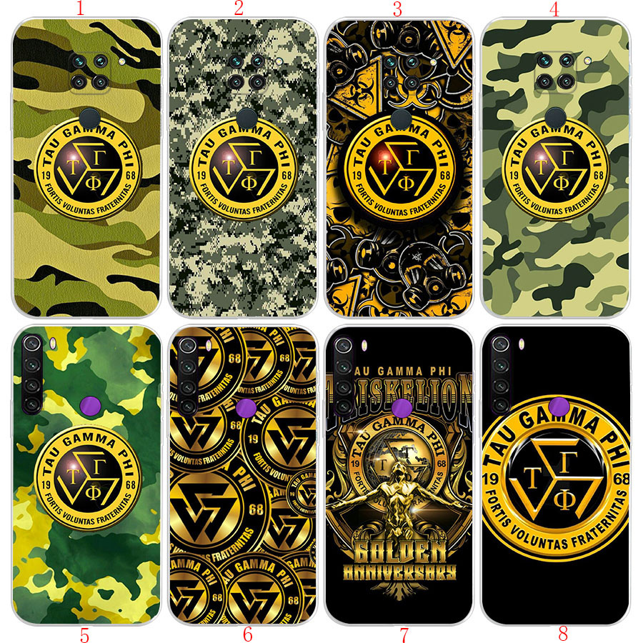 Redmi 6 6A 7 7A 8 8A Y16 Tau Gamma Phi Logo เคสโทรศัพท์โปร่งใสนุ่ม