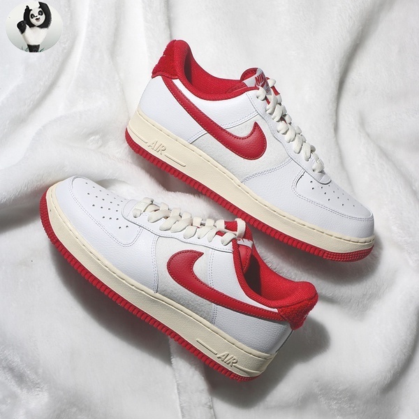 Nike AIR FORCE 1 07 LV8 รองเท้าผ้าใบลําลอง สีแดง สีขาว สําหรับผู้ชาย ผู้หญิง DO5220-161999999