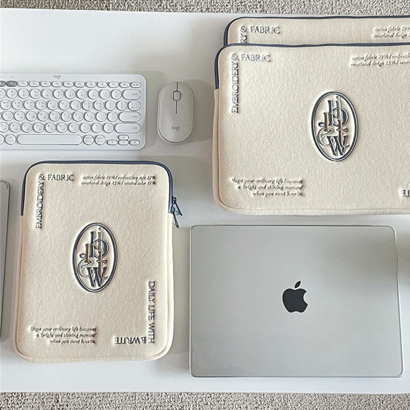 Jenl กระเป๋าใส่แล็ปท็อป โน้ตบุ๊ก พร้อมกระเป๋าบุกํามะหยี่ สําหรับ MacBook Air Pro Retina Xiaomi Pad 11-14-15.6 นิ้ว Ipad
