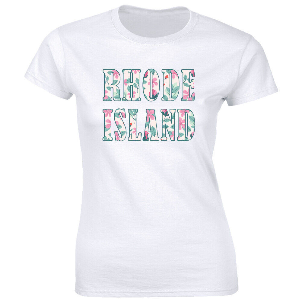 เสื้อยืด Rhode Island Floral State อวดความภูมิใจในบ้านเกิด