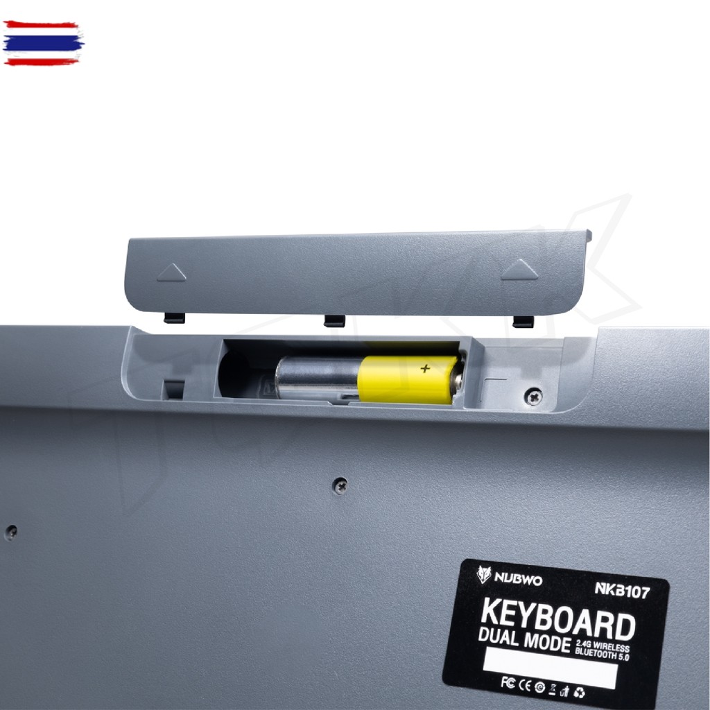 มีประกัน  Nubwo รุ่น NKB-107 NKB-103 คีย์อร์ด Keyboard Dual Mode Wireless Bluetooth Touchpad คีย์อร์