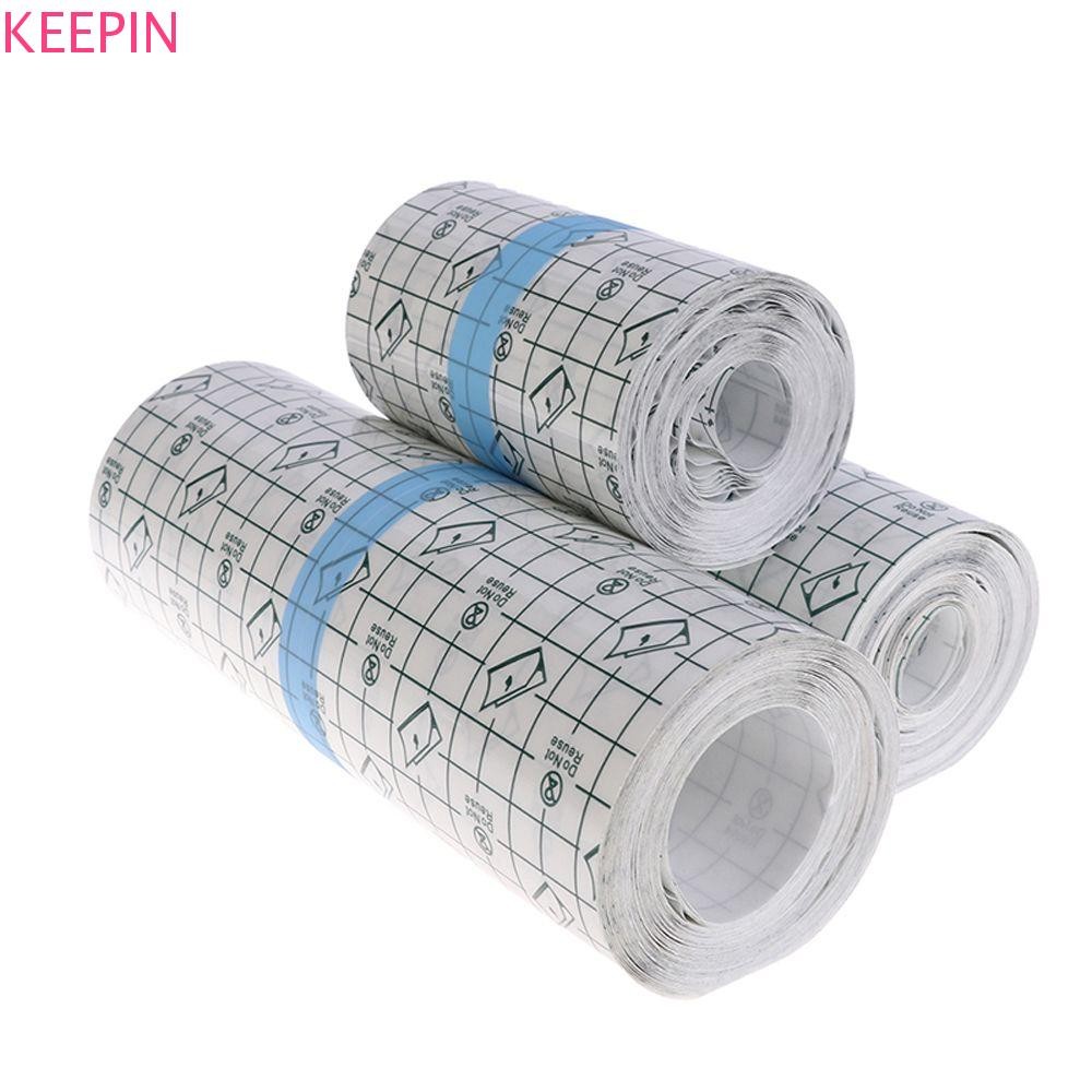 Keepin Tattoo Aftercare ผ้าพันแผลป้องกันบาดแผลโปร่งใสยืดกาว Bandage Shield Dressing เทปห่อม้วน Second Skin Bandage