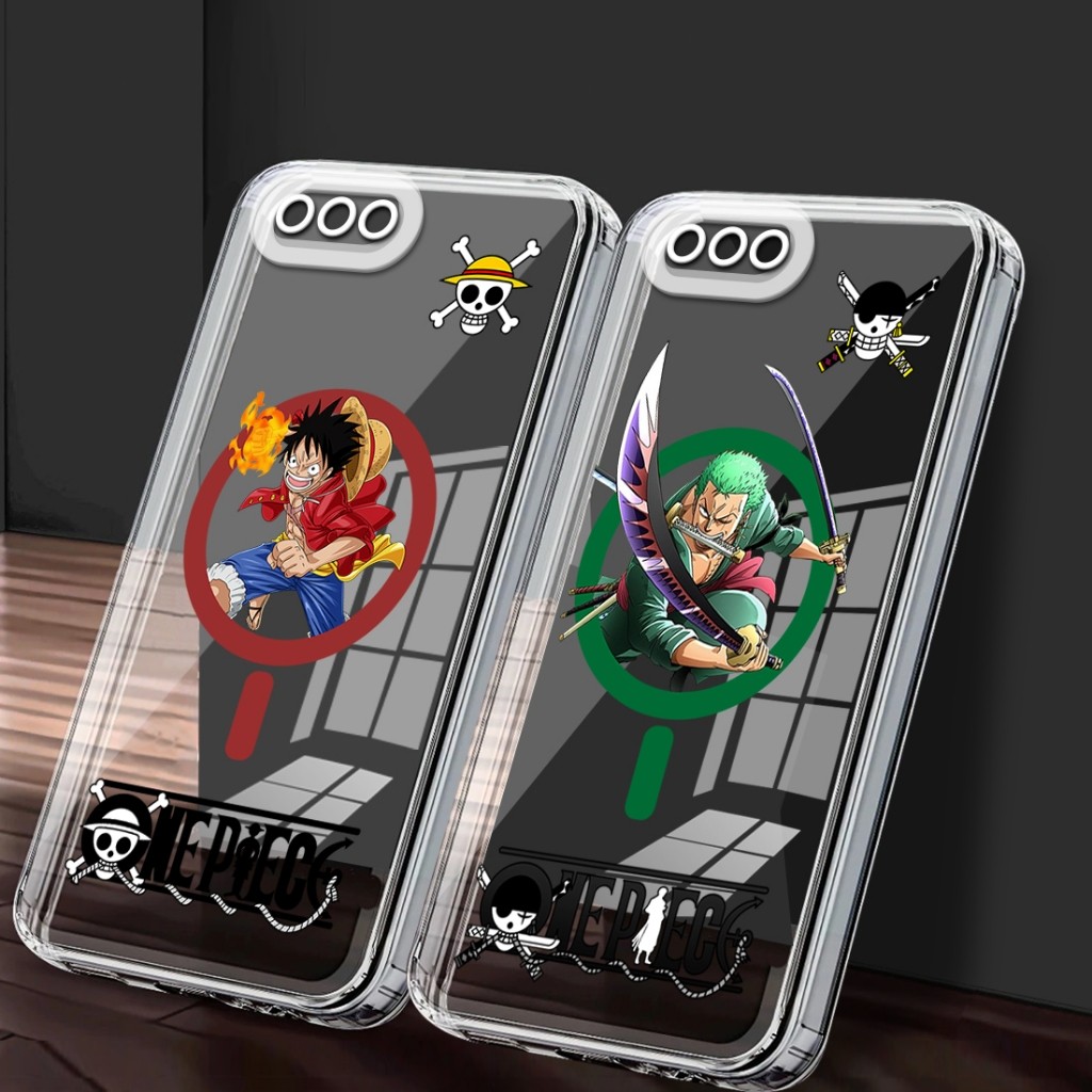 SoftCase Clear Ready สําหรับ Oppo A3s Oppo A1k Realme C1 Realme C2 Clear Casing ANIME PICTURE - AN19