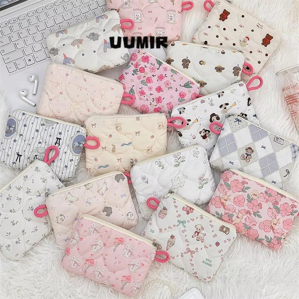 UUMIR Uumir กระเป๋าเครื่องสําอาง, กระเป๋าถือแต่งหน้าขนาดเล็กมัลติฟังก์ชั่นน้ําหนักเบา, กระเป๋าใส่เหร