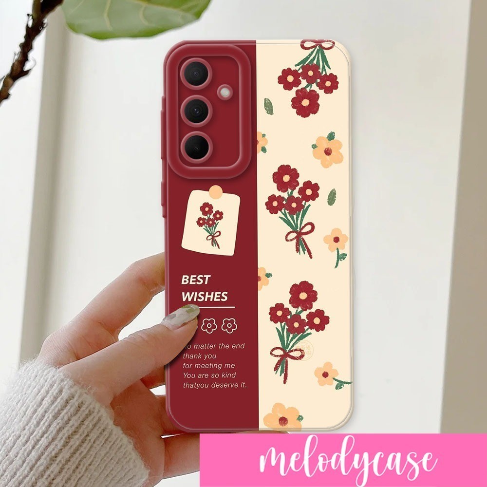 ซิลิโคนสําหรับ Samsung A14 A15 A24 A25 A34 A35 A54 A55 M14 M34 M54 M23 A04s ปลอกภาพ Bun9a