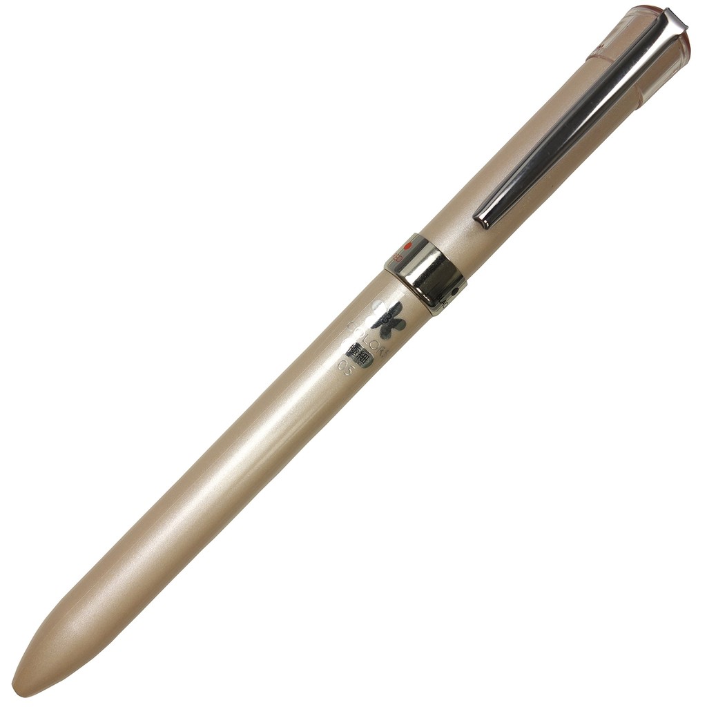 Mitsubishi Pencil 3-Color Ballpoint Pen Jetstream F Series 0.5 Silky Gold Easy to Write SXE360105.25