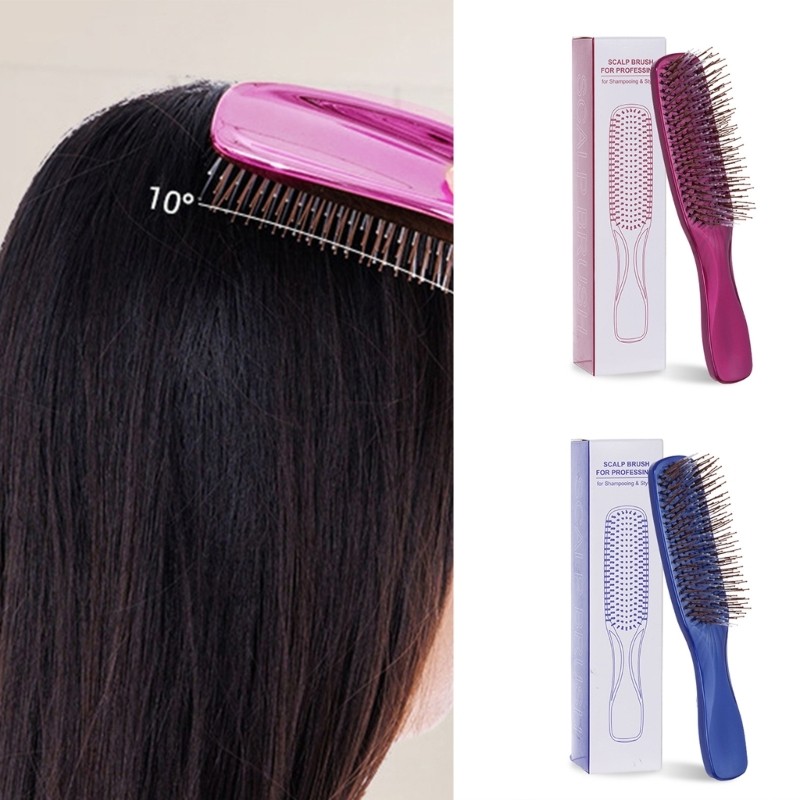 JOY Soft Hair Brush Detangler Brush Hairbrush Detangling Brush Wet Dry Hair Brush สําหรับผมหยิกยาว