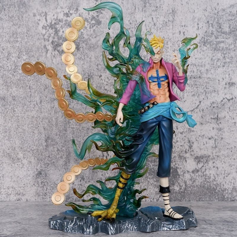 One Piece GK IU Resonance Series Phoenix Ace Marco Whitebeard Pirates Figure Model