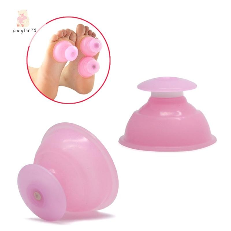 Pengtao10 ซิลิโคนดูดสูญญากาศถ้วยนวด Body ถ้วยผิวหน้ายก Cupping นวดสําหรับ Anti Cellulite Body Slimming Jar ใหม่