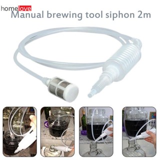 พลาสติก Brew Siphon Liquid Siphon แอลกอฮอล์ Distiller หลอดกรองเครื่องมือห้องครัวไวน์ Distiller หลอดกรอง พลาสติกแอลกอฮอล์ Distiller หลอดกรองเครื่องมือไวน์เบียร์อุปกรณ์ homelove