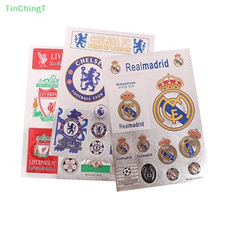 [TinChingT] สติกเกอร์เลเซอร์ ลายทีมชาติฟุตบอล Real Madrid Manchester United Juventus Barcelona Liverpool Germany France ขนาด A4 [ใหม่]