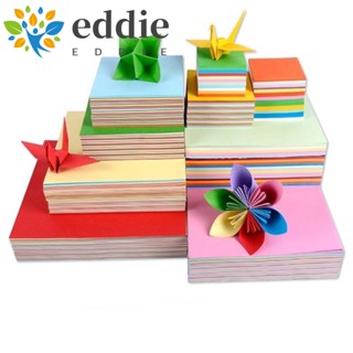 กระดาษพับ 26EDIE Origami สร้างสรรค์ เพื่อการศึกษา บ้าน ของเล่นเด็ก กระดาษพับ สําหรับฉากหลัง DIY ตกแต่งผนัง กระดาษสี