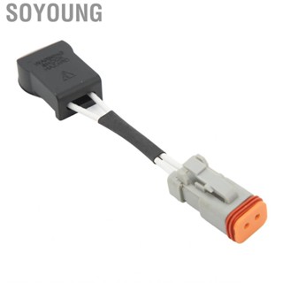 Soyoung Injector Connector Pigtail Cable Standard Size Electrical Robust 3803682 for Replacement