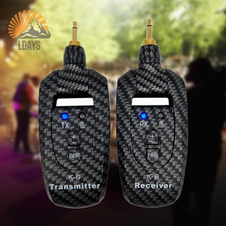 [Ladys.th] ชุดเครื่องรับส่งสัญญาณเสียงกีตาร์ไร้สาย 4 ช่อง 2.4GHz-5GHz