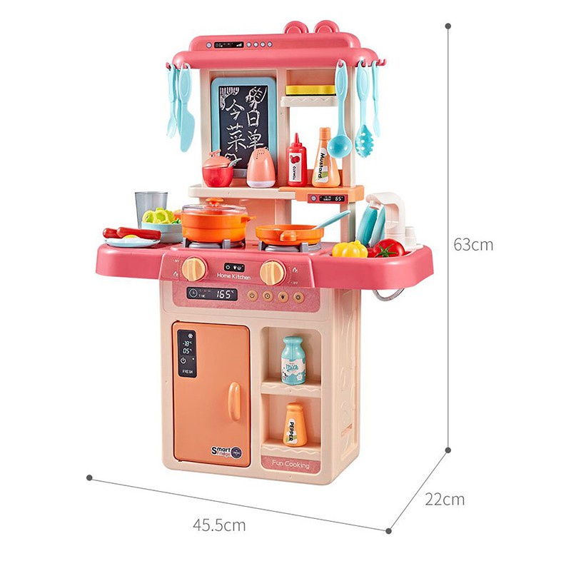 ของเล่นเด้ก ชุดห้องครัวเด็ก kitchen​ toy ชุดครัวสำหรับเด็ก เครื่องครัวเด็ก ทำอาหาร ล้างจานน้ำไหล ของเล่นของเล่นทำอาหาร ราคา ถูกที่สุด ดีลบีเคเค แกลเลอรีภาพที่ 7