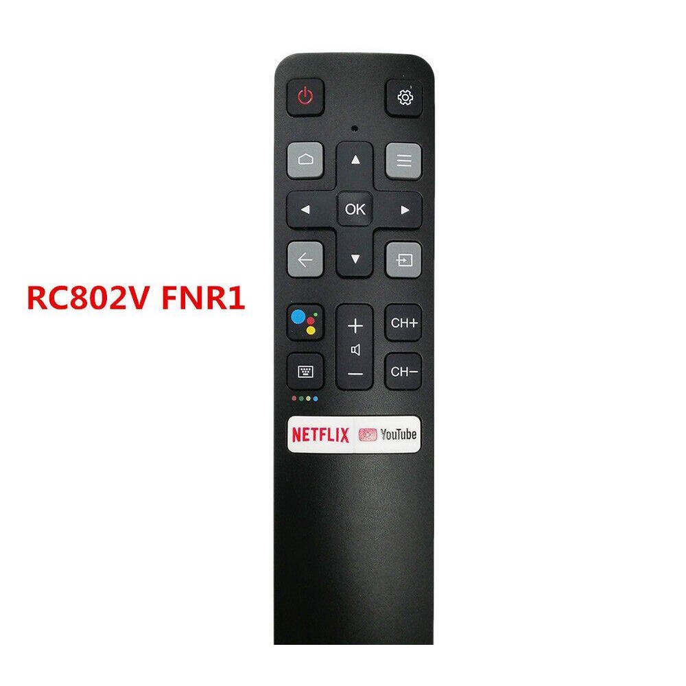 สําหรับ RC802V FNR1 ใหม่ Voice รีโมทคอนโทรลสําหรับ TCL TV 75S434 43S434 50S434 55S434 65S434 พร้อม N
