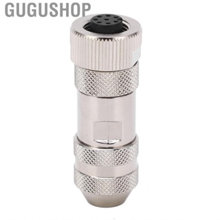 Gugushop Female Aviation Plug 8 Pin IP67  M12  Connector for RV Car Boat