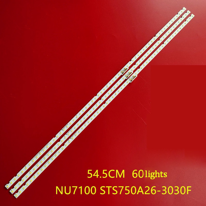 3 ชิ้น/เซ็ตสําหรับ Samsung UN75NU7100 UN75NU6950 โคมไฟ STS750A26_30F BN96-46078A หลอดโคมไฟ
