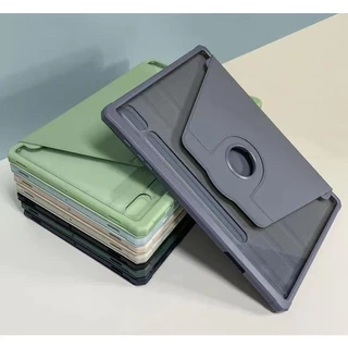 เคสฝาพับ สำหรับ Samsung Tab S6 lite S9 S7/S8 S7/S8+ S9+ A8 A9 A7 เคสหนได้360 องศามุน วัสดุอริลิ เคส Samsung โหดเติม