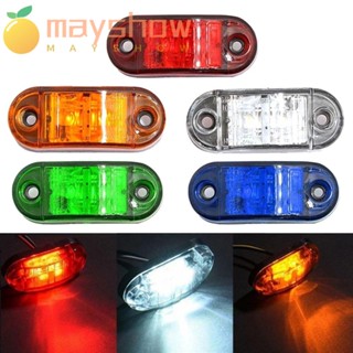 Mayshow ไฟหรี่ข้าง LED คุณภาพสูง สําหรับรถบรรทุก รถพ่วง 2 ชิ้น