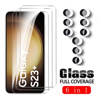 S23Plus Glass 6To2 For Samsung Galaxy S23+ Tempered Glass Camera Film Samsun S23 S22 S21 Plus S22+ S21+ Premium Screen Protector