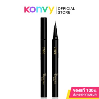 Mee Brightly Sharp Eyeliner Waterproof #Black มี อายไลเนอร์แบบลิควิดหัวพู่กัน กันน้ำ กันเหงื่อ ไม่ไหลเยิ้ม.