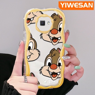 สําหรับ Samsung J7 Prime J7 Prime 2 J2 Prime เคสการ์ตูนน่ารัก Dale ดีไซน์ใหม่ เนื้อครีม ขอบคลื่น กันกระแทก เคสโทรศัพท์ ซิลิโคนใส เคสนิ่ม