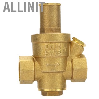 Allinit Brass Pressure Regulator Reducing Valve 1pc