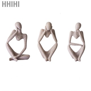 Hhihi Abstract Thinker Sculpture Style Synthetic Resin Beautiful Decor Figurine for Home Office Hotel